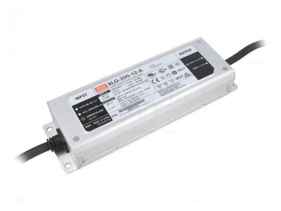 MEAN WELL alimentation électrique XLG-200-12-A, 12V, 200W, IP67