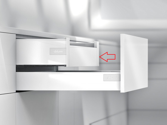 K-BLUM Antaro, tiroir K 600mm/65kg, Blumotion/TOB, gris, intérieur