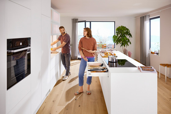 K-BLUM Antaro, tiroir N 450mm/30kg, Blumotion/TOB, blanc, Inserta