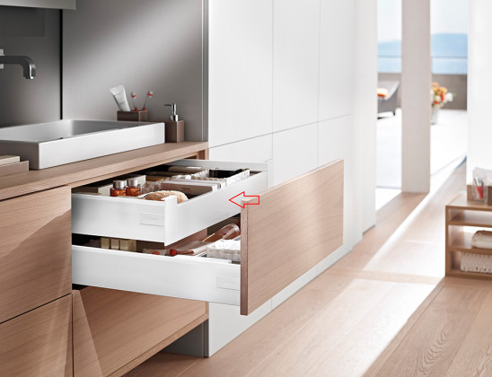 K-BLUM Antaro, tiroir K 600mm/30kg, Blumotion/TOB, blanc, intérieur