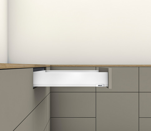 K-BLUM Merivobox, tiroir M 450mm/70kg, blanc, Inserta