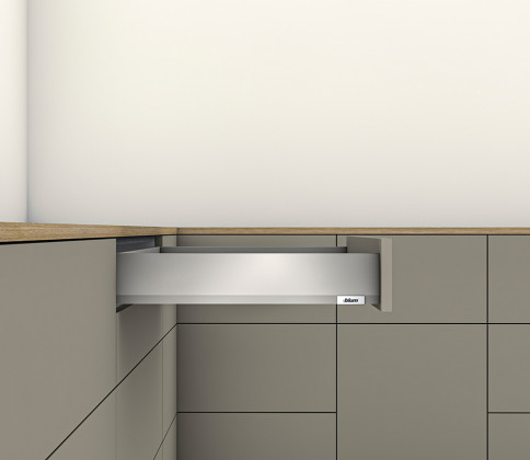 K-BLUM Merivobox, tiroir M 500mm/70kg, gris clair IG, Inserta