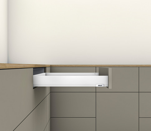 K-BLUM Merivobox tiroir N 500mm/40kg, blanc, Inserta