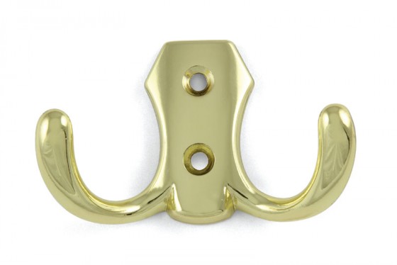 TULIP porte-manteau Lugo doré brillant + vis