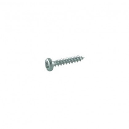 HETTICH 45168 vis a bois PZ 3,5x20 tete demi-ronde zinc blanc