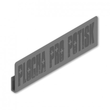 BLUM ABD.1000 Merivobox/Aventos top, capuchon extérieur pour impression, gris cl