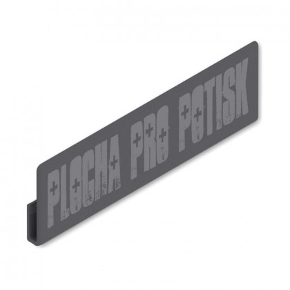 BLUM ABD.1000 Merivobox/Aventos top, capuchon extérieur pour marq., gris foncé O