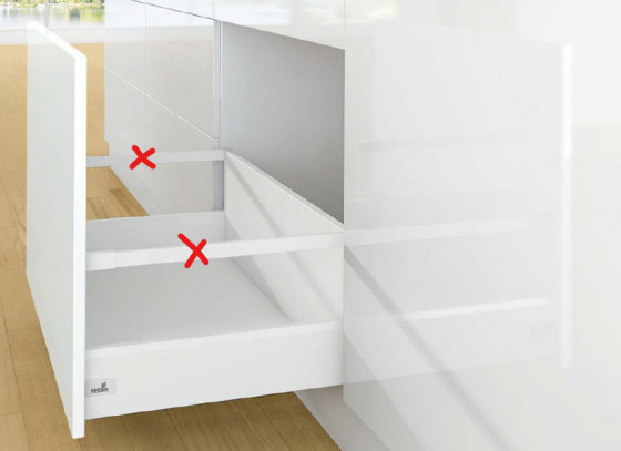 K-HETTICH ArciTech frontal, blanc, 270/126/282, 40kg, SiSy