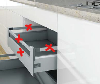 K-HETTICH ArciTech, int., argent, 550/126/186, 60kg, SiSy