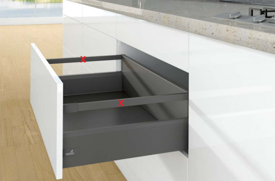 K-HETTICH ArciTech, frontal, anthracite, 400/126/218, 40kg, SiSy