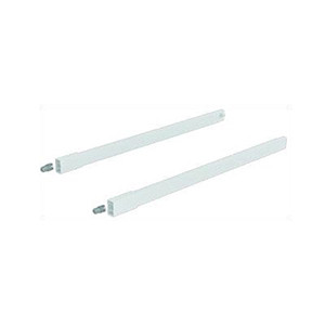K-HETTICH ArciTech reling sup., 500mm, pce, cheville, blanc