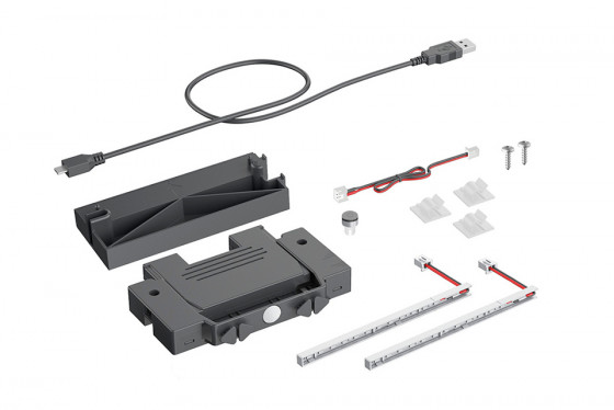 HETTICH 9305747 ensemble lumiere pour Inlay côté AvanTech YOU 187mm