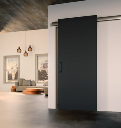 K-TERNO Diva Fluid ensemble de ferrures pour portes en bois amortisseur 3m noir