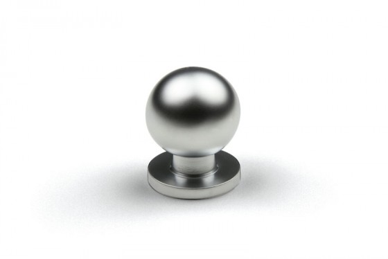 TULIP bouton Tomic petit chrome brillant + vis