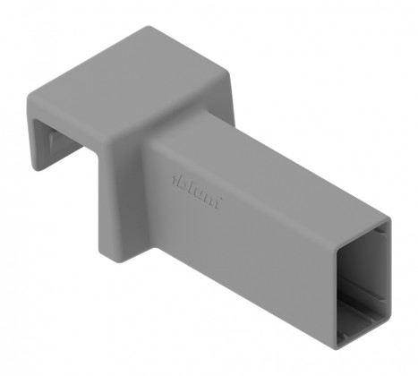 BLUM ZC4U10E0 support de tringle transversale pour reling/Boxcap MERIVOBOX, gris