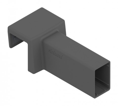 BLUM ZC4U10E0 support de tringle transversale pour reling/Boxcap MERIVOBOX gris