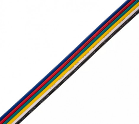 StrongLumio câble plat RGBCCT (six fils) StrongLumio câble plat RGBCCT (six fils)