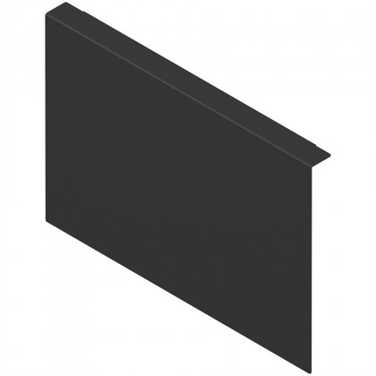 BLUM ZC7A0P0C Ambia-line adaptateur pour dos bois LBX/MVX C carbone noir CS-M