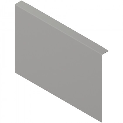 BLUM ZC7A0P0C Ambia-line adaptateur pour fonds bois LBX/MVX C Indium gris IG-M