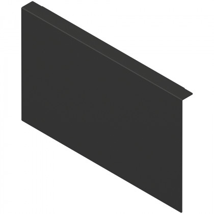 BLUM ZC7A0U0C Ambia-line adaptateur pour fonds bois LBX/MVX C carbone noir CS-M