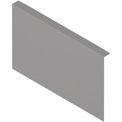 BLUM ZC7A0U0C Ambia-line adaptateur pour fonds bois LBX/MVX C gris Indium IG-M