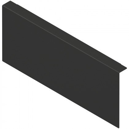 BLUM ZC7A0U0K Ambia-line adaptateur pour dos bois LBX/MVX K carbone noir CS-M