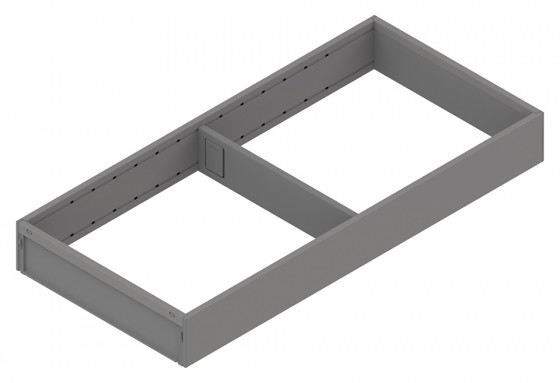 BLUM ZC7S450RS2 Ambia-line cadre pour LBX/MVX, NL=450/L=200 Indium gris IG-M