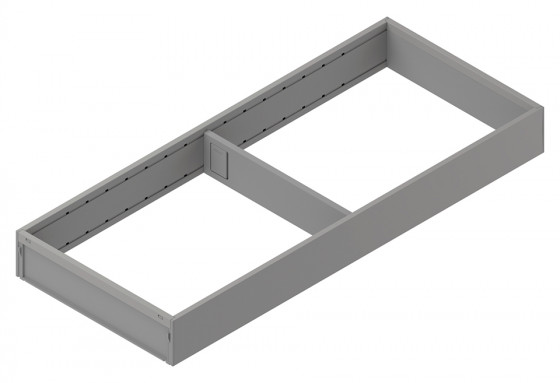 BLUM ZC7S500RS2 Ambia-line cadre pour LBX/MVX, NL=500/ L=200 Indium gris IG-M