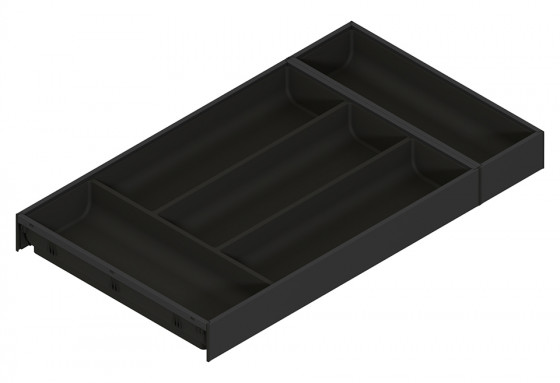 BLUM ZC7S550BS3 Ambia-line tiroir couverts LBX/MVX, NL=550/L=300 act. noir CS-M