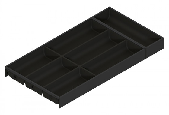 BLUM ZC7S600BS3 Ambia-line coul. couverts LBX/MVX, NL=600/L=300 carb. noir CS-M