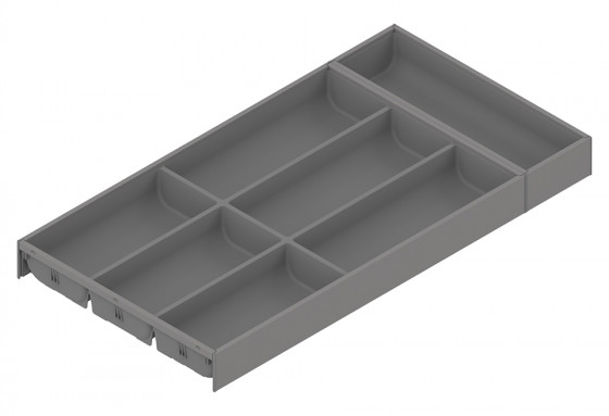 BLUM ZC7S600BS3 Ambia-line tiroir couverts LBX/MVX, NL=600/LL=300 Indium gris IG