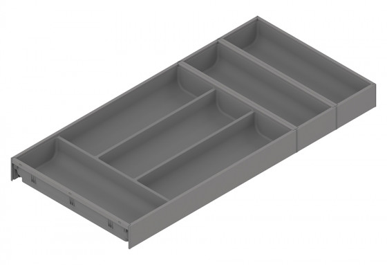 BLUM ZC7S650BS3 Ambia-line tiroir couverts LBX/MVX, NL=650/ L=300 Indium gris IG