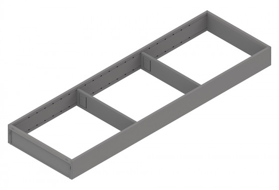 BLUM ZC7S650RS2 Ambia-line cadre pour LBX/MVX, NL=650/L=200 Indium gris IG-M