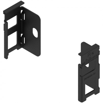 BLUM ZB7N000S Legrabox, supports arriere N, noir