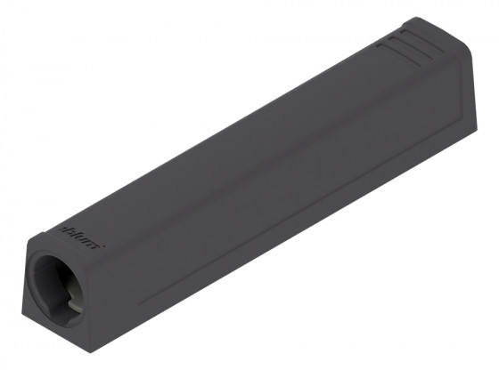 BLUM 956A1201 Tip-on adaptateur, droit, 76mm, noir CS