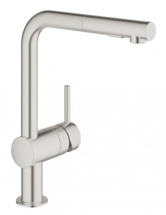 GROHE 30274DC0 Robinet MINTA L-sortie supersteel