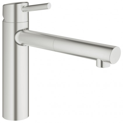 GROHE Robinet cuisine Concetto mousseur extractible supersteel 31129DC1 GROHE Robinet cuisine Concetto mousseur extractible supersteel 31129DC1