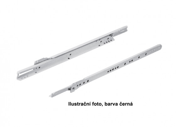StrongRoll glissiere a rouleaux, 500mm/25kg (20"), noir