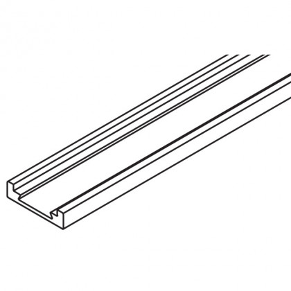 HAWA 23541 Folding Concepta 25 profil de couverture 2620mm argent