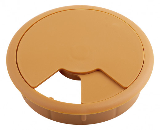 STRONG Passe-câble plastique 80mm hetre