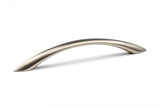 TULIP Poignée Piombina 128 nickel mat + vis TULIP Poignée Piombina 128 nickel mat + vis