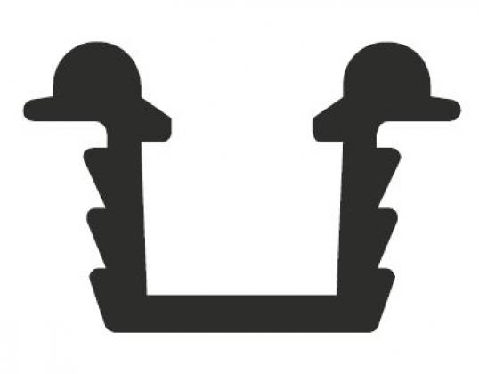 TERNO quincaillerie pour portes coulissantes porte supérieure/guidage inférieur