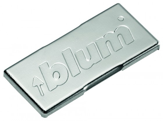 BLUM 70.4503.BP cache d'équerre, 125°, 155°, Cristallo (new), logo BLUM