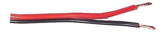 StrongLumio Double wire 2x0,5mm2 20AWG rouge-noir