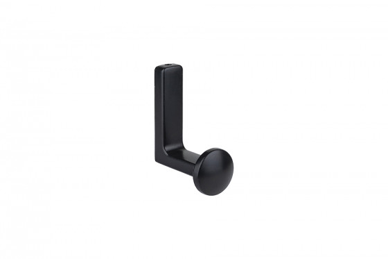 TULIP porte-manteau Gant noir mat + vis