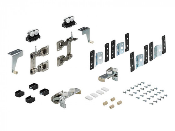 HETTICH 70986 Wing 77 porte pliantes ensemble 2 vantaux