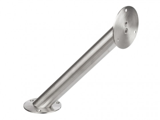 StrongWire console, ovale, 45°, 200mm, inox