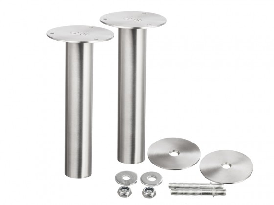 StrongWire console, perpend., oval, 200mm, inox