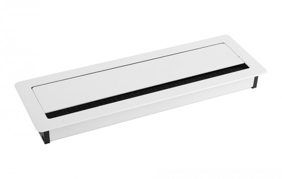 STRONG passe-câble ALU 300x100x29mm blanc