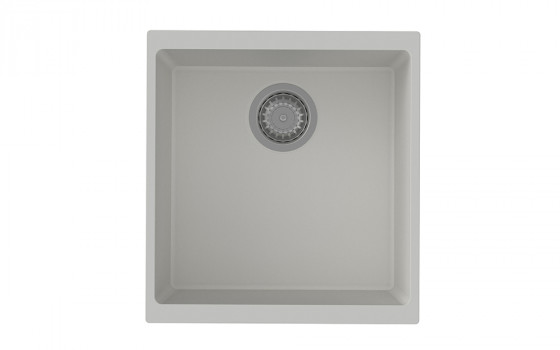 StrongSinks S3 évier granit Hron 430 430x460mm sans égouttoir blanc StrongSinks S3 évier granit Hron 430 430x460mm sans égouttoir blanc